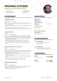 freelance writer resume examples and