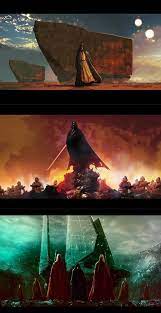 Tatooine At Dusk Vader Post Battle Palpatine And Royal Guards By Livioramondelli Star Wars Art Star Wars Wallpaper Star Wars Images