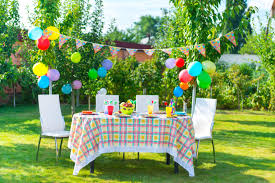 Use strands of poms to dress up the buffet area or hang them on a blank wall to create a festive photo backdrop. 38 Extremely Awesome Summer Outdoor Decor Inspiring Ideas Incredible Pictures Decoratorist