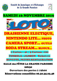 Les résultats du loto sont tombés pour ce lundi 4 novembre 2019. Loto Comite De Jumelages Grande Paroisse 77130 Jeux De Hasard Loto