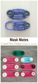 Bastelnbögen gratis / bastelbogen haus zum ausdrucken kostenlos : Crochet Mask Mates Free Pattern Face Mask Straps Ear Saver Crochet Free Patterns Crochet Crochet Mask Crochet Patterns