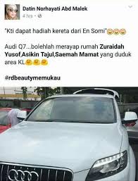 Jom bantu ustaz bank islam : Nafi Kenyataan Ada Kaitan Dengan Pembelian Audi Mynewshub