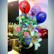 Birthday Cake With Balloons And Flowers Happy Birthday Flowers And Balloons Blessings Contemporary Decor On Gallery Design Ideas Jpg 700 700 Happy Birthday Flower Birthday Flowers Happy Birthday