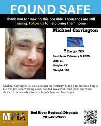UPDATE FOUND SAFE!! Michael Carrington Jr. was last seen