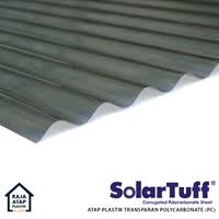Atap solartuff adalah lembaran polycarbonate bergelombang,dengan desain yang elegan, sangat kuat dan liat, serta bening seperti kaca. Jual Atap Plastik Harga Terbaik Dari Supplier Dan Distributor