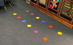 Muselspot carpet circle spots for classroom 42 pieces with 2 carpet tapes, carpet markers sitting dots rug circle carpet dots for kids floor dots sit spots markers 4.8 out of 5 stars 12 $10.99 $ 10. 15 Reasons Your Classroom Needs Carpet Spots Also Deal Alert