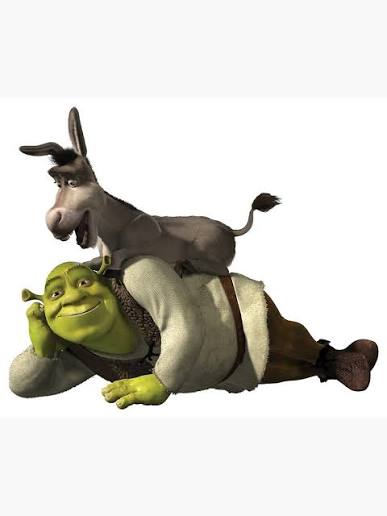 Shrek and Donkey Photographic Print