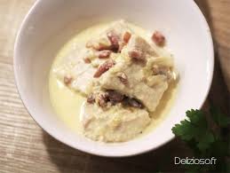 Blanquette De Poisson Aux Lardons Delizioso Recette Blanquette De Poisson Blanquette Alimentation