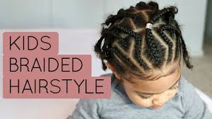 How to take down knots on short transitioning hair tutorial part 3 of 4. Trendy Braided Hairstyle Kids Natural Hair Tutorial Youtube