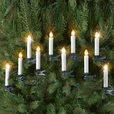 Clip On Christmas Tree Candles Set Collections Etc