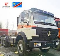 New Used Beiben 6x4 Drive Wheel Cargo Truck Chassis BEIBEN Long Chassis for  Congo