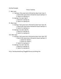 Process Analysis Essay Essay Examples Essay Outline Argumentative Essay Outline