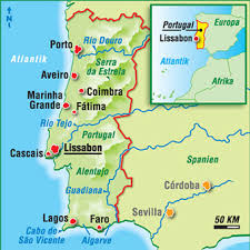 Map of the algarve region of portugal showing the top tourism cities to visit in the algarve region of the southern coast of the algarve is truly a year around destination. Portugal Karten