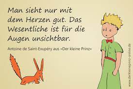 Prinz is a masculine noun; Zitate Spruche Antoine De Saint Exuperys Der Kleine Prinz