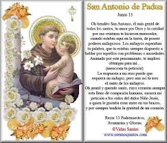 San Antonio De Padua Oraciones Oracion A San Antonio Antonio De Padua San Antonio De Padua