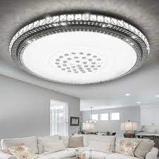 Eine moderne led wohnzimmerlampe überzeugt nicht nur durch ihr kreatives design, sondern auch durch die energiesparenden leuchtmittel. Luxus 36w 96w Led Kristall Deckenleuchte Deckenlampe Dimmbar Wohnzimmer Leuchten Ebay