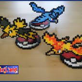 Theme Trois Oiseaux Legendaires En Perle Hama Midi Creatif Perle Etsy