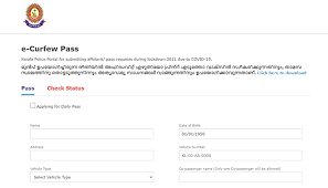 This is very important in order to limit or specify the requirements needed to secure a travel pass. E Curfew Pass Kerala Police Portal For Submitting Affidavit Pass 2021