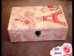 Decoupage Vintage Paris Jewelry Box Diy Shabby Chic Ideas Decorations Decoupage Jewelry Box Jewelry Box Diy Decoupage Box