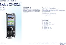 Nokia C5 00.2 RM 745 Service Schematics ...