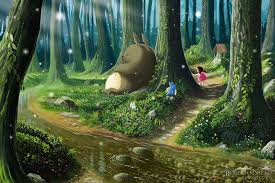 Tonari no totoro, 1988) is studio ghibli's second feature film and the fourth animated feature directed by hayao miyazaki (the first being the castle of cagliostro). Free Download My Neighbor Totoro Wallpaper Id My Neighbor Totoro Forest 1440x960 Wallpaper Teahub Io