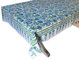 Hand Block Printed Tablecloth Samode Emerald 70 X Etsy In 2020 Block Print Hand Block Printed Hand Printed Textiles