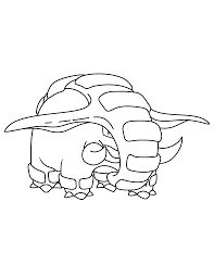 It has a streamlined body with two front flippers and a long flowing tail. Coloring Page Pokemon Coloring Pages 647