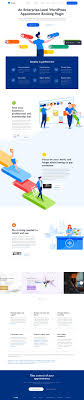 Amelia Wordpress Appointment Booking Plugin Accept Bookings Online Best Landing Page Design Web App Design Landing Page Design