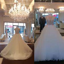 Calablanche Azbride Keyholeback Tulleskirt Ballgown Illusionneckline Beads Call Or Come In Today To Destiny S Wedding Gowns Bride Mermaid Wedding Dress