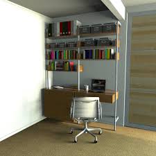 Modern & contemporary filing cabinets & file storage : 65 Wide Single Desk Drawer Cabinet With Lateral File Cabinet And Uppe Modern Shelving