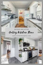 galley kitchen renovation before & after