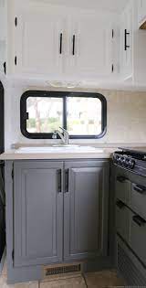 The highly skilled carpenters and installers at dave & lj's can make your rv feel new again. Renovation Progress Rv Kitchen Cabinets Remodeled Campers Camper Interior Remodel Camper Trailers