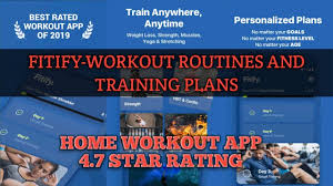 Apps that'll make working out at home easy for people of all ages (including kids) and fitness levels. Fitify Workout Routines And Training Plan App Review Best Rated App 2019 Honest Review 4 7 Youtube