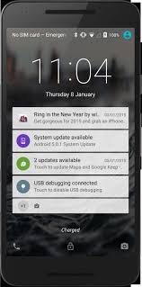 The screen will either flash or make a brief animation to indicate a screenshot has been taken. A Screenshot Of An Android Lock Screen Which Is Filled With Update Download Scientific Diagram