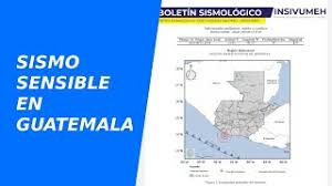 Instituto nacional de sismología, vulcanologia, meteorologia e hidrología. Sismo Sensible En Guatemala Este Sabado 12 De Junio De 2021 Youtube