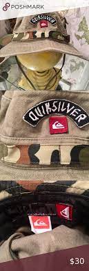 Quiksilver Camo Bushmaster Hat Osfm Camo Green Camo Bucket Hat Camo Quiksilver