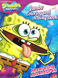 Printable coloring and activity pages are one way to keep the kids happy (or at least occupie. Amazon Com Spongebob Jumbo Coloring And Activity Book Spongebob Squarepants Coloring Book Toys Games