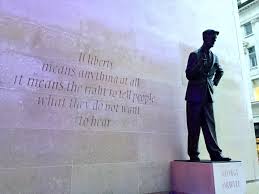 Enjoy our statues quotes collection. Zeb Soanes On Twitter Great Quote By New George Orwell Statue At Broadcasting House Aboutthebbc