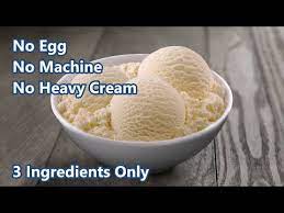 Place the bowl in the freezer for at least 2 hours to allow the flavors to meld and the. Homemade Vanilla Ice Cream Recipe 3 Ingredients Recipe No Eggs No Ice Cream Machine Youtube