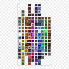 Video game color by number plants vs. The Color Palette I Use For Pixel Art You Guys Might Terraria Block Colour Palette Clipart 1586244 Pikpng
