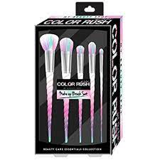 My Beauty Spot Color Rush Makeup Brush Set All Inclusive Makueup Brush Set With Unique Unicorn Shaped Handle Makeup Makeup Brush Set Spot Colour Color Rush