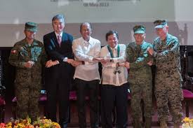 Conversation with asks the philippines' secretary of defense, delfin lorenzana, if the philippines will go to war with china over the south china sea. U S And Philippines Shoulder To Shoulder During Balikatan 33 Opening U S Embassy In The Philippines