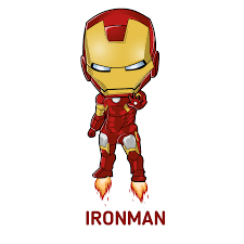 Vector Cartoon Art Of Iron Man