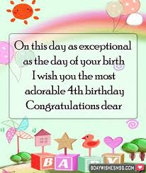 And you can use them for free too! Best Happy 4th Birthday Wishes Bday Wishes Msg