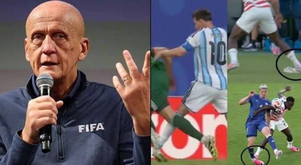 🚨 Pierluigi Collina (Chủ tịch Ủy ban Trọng tài FIFA): "Pha phạm lỗi của  Messi không bao giờ đáng bị thẻ đỏ. Đó là pha phạm lỗi không cố ý, và anh