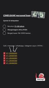 Dan selalunya syarat kelayakan untuk pinjaman peribadi bank konvensional dan pembiayaan peribadi bank islamik adalah berbeza. Personal Loan Cimb Bank Fatin Financial Advisor