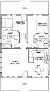 28x36 House 2 Bedroom 2 Bath Pdf Floor Plan 1 008 Sq Ft Model 1 In 2021 Small House Floor Plans House Plans Tiny House Floor Plans