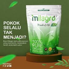 Sesuai untuk kegunaan ringan seperti penanaman pokok bunga, sayuran atau buah di halaman rumah. Buy Baja Viral Baja Milagro Organik Baja Organik Dan Booster Tanaman Milagrow Organic Fertilizer Untuk Sayur Buah Seetracker Malaysia