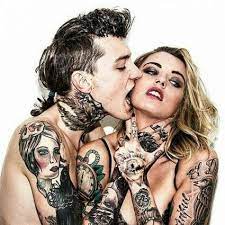 64 Trendy Tattoo Couple Goals Tat Tattooed Couples Photography Couple Tattoos Tattoo Photography