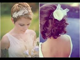 Les cheveux longs est une coiffure adoptée par les femmes et les hommes de tous temps mais dont la les femmes trop jeunes pour le mariage le. 50 Idees Coiffure Mariage Sur Cheveux Courts Youtube